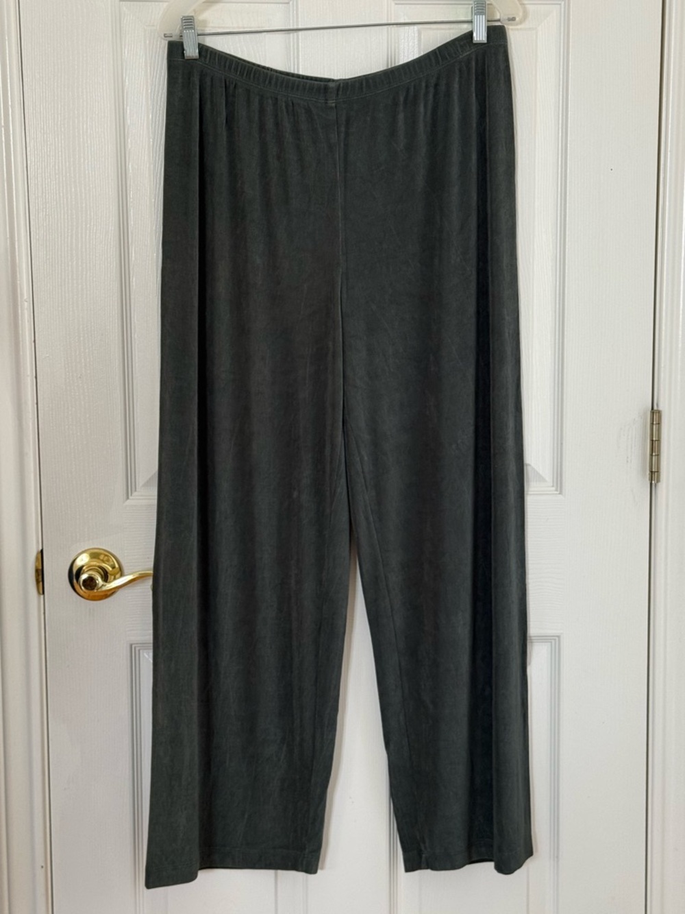 Chico's Travelers Green Pull-On Pants size 16 (Chico’s size 3)